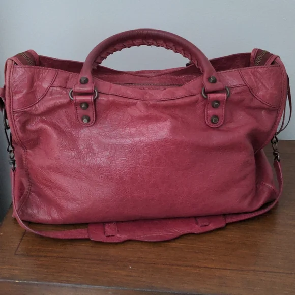 Balenciaga Agneau Classic City Moto Bag - Picture 3 of 10